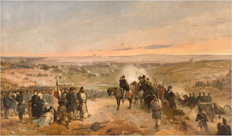 La battaglia della Cernaia, 1857